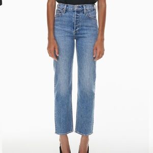Aritzia Arlo High Rise Straight Jeans